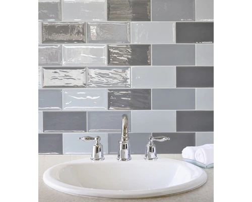 Wandtegel Handvorm Artisan Pizarra 10x20 Cm 4 Wandtegel Handvorm Artisan Pizarra 10x20 Cm - Afbeelding 2