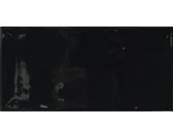 Wandtegel Handvorm Artisan Negro 10x20 Cm