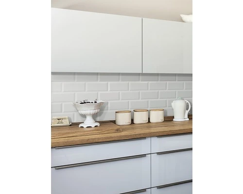 Wandtegel Metro Biselado Blanco Mat 10x20 Cm 4 Wandtegel Metro Biselado Blanco Mat 10x20 Cm - Afbeelding 2