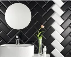 Wandtegel Metro Biselado Negro Glans 10x20 Cm 9 Wandtegel Metro Biselado Negro Glans 10x20 Cm -Vloertegels Winkel DV 8 6124069 01 4c AT 20211210121652