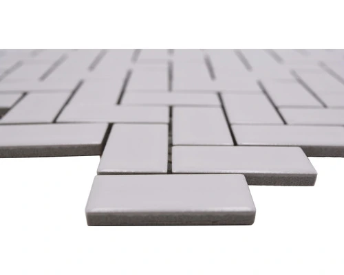 Keramisch Mozaïek CHB 05WM Wit 30x30 Cm 4 Keramisch Mozaïek CHB 05WM Wit 30x30 Cm - Afbeelding 2