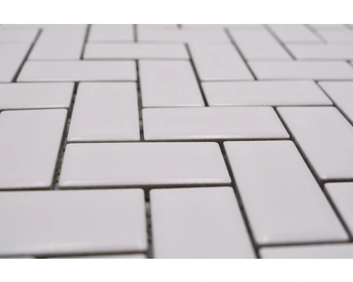 Keramisch Mozaïek CHB 05WM Wit 30x30 Cm 5 Keramisch Mozaïek CHB 05WM Wit 30x30 Cm - Afbeelding 3