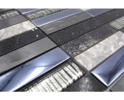 Glasmozaïek NIGHT 58X Zwart/zilver 29,8x29,8 Cm 13 Glasmozaïek NIGHT 58X Zwart/zilver 29,8x29,8 Cm -Vloertegels Winkel DV 8 6236872 03 4c DE 20210308114948