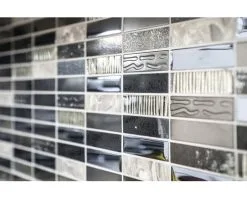 Glasmozaïek NIGHT 58X Zwart/zilver 29,8x29,8 Cm 17 Glasmozaïek NIGHT 58X Zwart/zilver 29,8x29,8 Cm -Vloertegels Winkel DV 8 6236872 04 4c DE 20200316134753