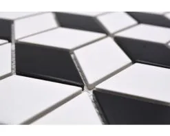 Keramisch Mozaïek POV 09 Zwart/wit 26,6x30,5 Cm 9 Keramisch Mozaïek POV 09 Zwart/wit 26,6x30,5 Cm -Vloertegels Winkel DV 8 6236874 03 4c DE 20211020134646