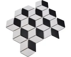 Keramisch Mozaïek POV 09 Zwart/wit 26,6x30,5 Cm 10 Keramisch Mozaïek POV 09 Zwart/wit 26,6x30,5 Cm -Vloertegels Winkel DV 8 6236874 04 4c DE 20211029191312