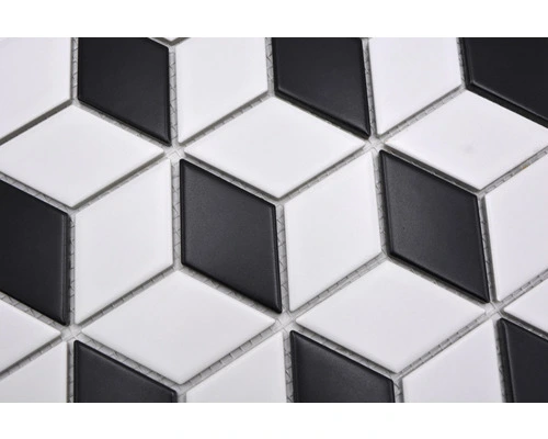 Keramisch Mozaïek POV 09 Zwart/wit 26,6x30,5 Cm 7 Keramisch Mozaïek POV 09 Zwart/wit 26,6x30,5 Cm - Afbeelding 5