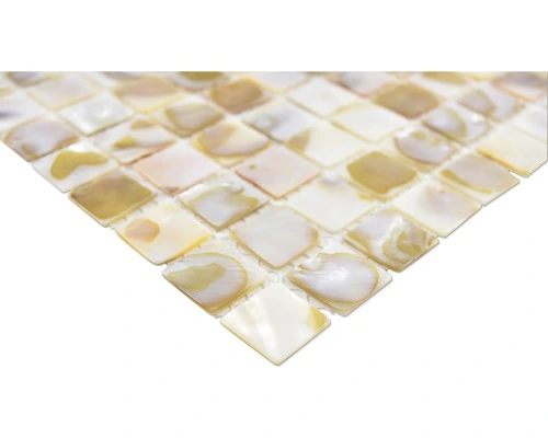 Schelp Mozaïek SM 203 Beige 30,5x30,5 Cm 4 Schelp Mozaïek SM 203 Beige 30,5x30,5 Cm - Afbeelding 2