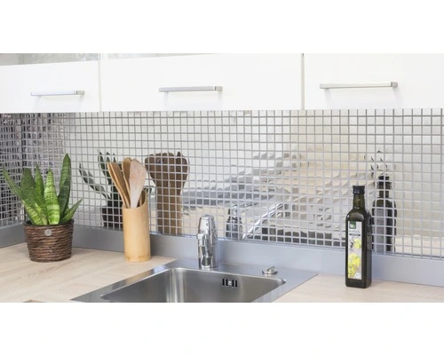 RVS Mozaïek XCE 23G Zilver 29,8x29,8 Cm 8 RVS Mozaïek XCE 23G Zilver 29,8x29,8 Cm - Afbeelding 6