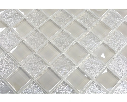 Glasmozaïek XCM 8LU90 Wit 29,8x29,8 Cm 4 Glasmozaïek XCM 8LU90 Wit 29,8x29,8 Cm - Afbeelding 2