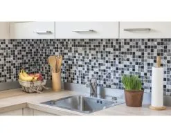 Glasmozaïek XCM HQ24 Zwart/zilver/wit 30x30 Cm 12 Glasmozaïek XCM HQ24 Zwart/zilver/wit 30x30 Cm -Vloertegels Winkel DV 8 6236908 04 4c DE 20170902040253