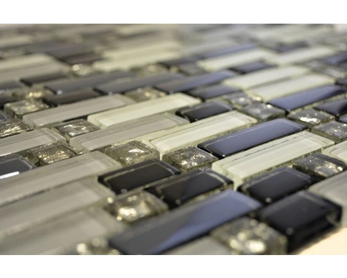 Glasmozaïek XCM IL007 Wit/grijs/zwart 30x29,5 Cm 5 Glasmozaïek XCM IL007 Wit/grijs/zwart 30x29,5 Cm - Afbeelding 3