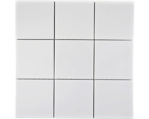 Keramisch Mozaïek CQ 100 Uni Wit Glans 30x30 Cm 3 Keramisch Mozaïek CQ 100 Uni Wit Glans 30x30 Cm