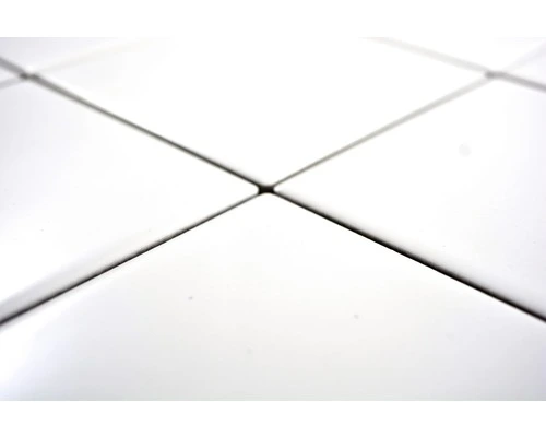 Keramisch Mozaïek CQ 100 Uni Wit Glans 30x30 Cm 5 Keramisch Mozaïek CQ 100 Uni Wit Glans 30x30 Cm - Afbeelding 3