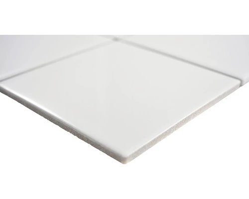 Keramisch Mozaïek CQ 100 Uni Wit Glans 30x30 Cm 4 Keramisch Mozaïek CQ 100 Uni Wit Glans 30x30 Cm - Afbeelding 2