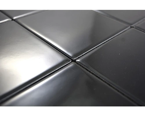 Keramisch Mozaïek CQ 120 Uni Zwart Glans 30x30 Cm 6 Keramisch Mozaïek CQ 120 Uni Zwart Glans 30x30 Cm - Afbeelding 4