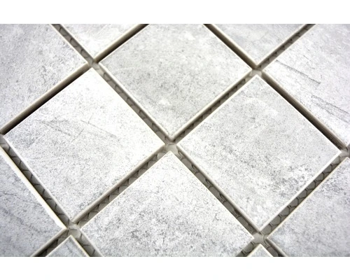 Keramisch Mozaïek CTR Q21GM Grijs Mat 30,6x30,6 Cm 6 Keramisch Mozaïek CTR Q21GM Grijs Mat 30,6x30,6 Cm - Afbeelding 4