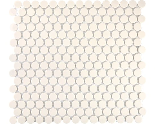 Keramisch Mozaïek CU K220 Knop Uni Wit 31,5x29,4 Cm Antislip 3 Keramisch Mozaïek CU K220 Knop Uni Wit 31,5x29,4 Cm Antislip