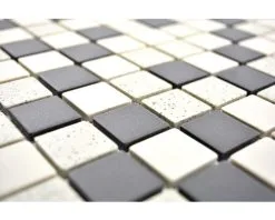 Keramisch Mozaïek CU QR210 Zwart/crème 30,25x33,0 Cm Antislip 8 Keramisch Mozaïek CU QR210 Zwart/crème 30,25x33,0 Cm Antislip -Vloertegels Winkel DV 8 6509726 02 4c DE 20171206011638