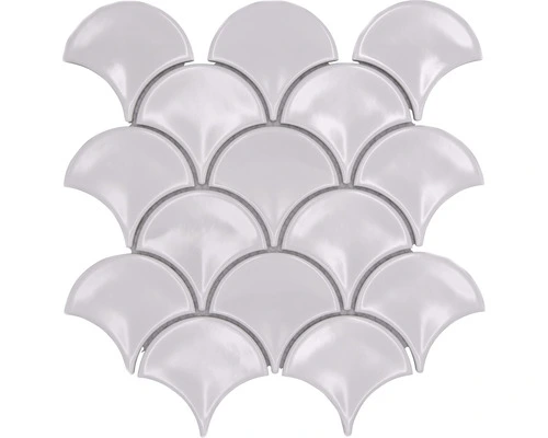 Keramisch Mozaïek FS 07W Uni Wit Glans 25,6x27,3 Cm 3 Keramisch Mozaïek FS 07W Uni Wit Glans 25,6x27,3 Cm