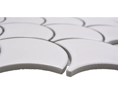 Keramisch Mozaïek FS 07W Uni Wit Glans 25,6x27,3 Cm 4 Keramisch Mozaïek FS 07W Uni Wit Glans 25,6x27,3 Cm - Afbeelding 2