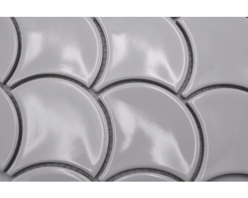 Keramisch Mozaïek FS 07W Uni Wit Glans 25,6x27,3 Cm 5 Keramisch Mozaïek FS 07W Uni Wit Glans 25,6x27,3 Cm - Afbeelding 3