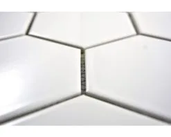 Keramisch Mozaïek HX 100 Hexagon Uni Wit Glans 25,6x29,6 Cm 12 Keramisch Mozaïek HX 100 Hexagon Uni Wit Glans 25,6x29,6 Cm -Vloertegels Winkel DV 8 6509737 03 4c DE 20220909121650