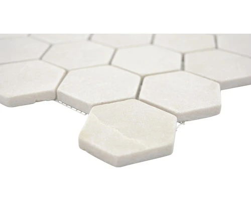 Natuursteen Mozaïek HXN 13R Hexagon Beige 29,8x30,5 Cm 4 Natuursteen Mozaïek HXN 13R Hexagon Beige 29,8x30,5 Cm - Afbeelding 2