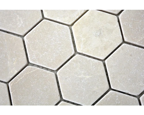 Natuursteen Mozaïek HXN 13R Hexagon Beige 29,8x30,5 Cm 6 Natuursteen Mozaïek HXN 13R Hexagon Beige 29,8x30,5 Cm - Afbeelding 4