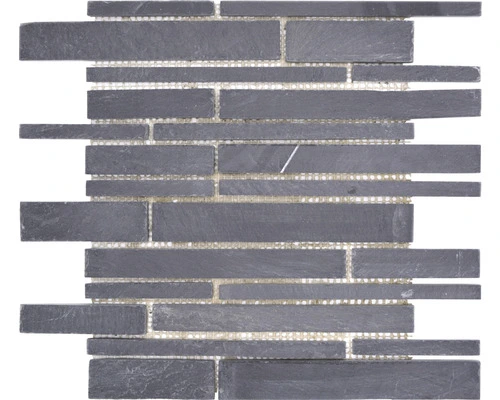 Natuursteen Mozaïek SL 89 Leisteen Zwart 30,5x30 Cm 3 Natuursteen Mozaïek SL 89 Leisteen Zwart 30,5x30 Cm