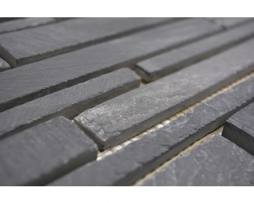 Natuursteen Mozaïek SL 89 Leisteen Zwart 30,5x30 Cm 5 Natuursteen Mozaïek SL 89 Leisteen Zwart 30,5x30 Cm - Afbeelding 3