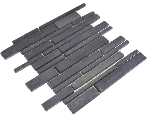 Natuursteen Mozaïek SL 89 Leisteen Zwart 30,5x30 Cm 6 Natuursteen Mozaïek SL 89 Leisteen Zwart 30,5x30 Cm - Afbeelding 4