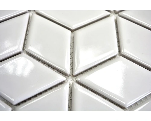 Keramisch Mozaïek POV 02 Uni Wit 26,6x30,5 Cm 6 Keramisch Mozaïek POV 02 Uni Wit 26,6x30,5 Cm - Afbeelding 4