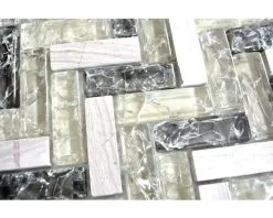Glasmozaïek XIC HB1552 Visgraat Grijs/groen Craquelé/gebroken Glas 26,3x29,3 Cm 9 Glasmozaïek XIC HB1552 Visgraat Grijs/groen Craquelé/gebroken Glas 26,3x29,3 Cm -Vloertegels Winkel DV 8 6509807 04 4c DE 20171206033947