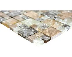 Glasmozaïek XIC K1453 Emperador Beige/bruin Craquelé/gebroken Glas 30,5x30,5 Cm 7 Glasmozaïek XIC K1453 Emperador Beige/bruin Craquelé/gebroken Glas 30,5x30,5 Cm -Vloertegels Winkel DV 8 6509813 01 4c DE 20171208000858