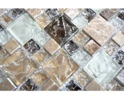 Glasmozaïek XIC K1453 Emperador Beige/bruin Craquelé/gebroken Glas 30,5x30,5 Cm 9 Glasmozaïek XIC K1453 Emperador Beige/bruin Craquelé/gebroken Glas 30,5x30,5 Cm -Vloertegels Winkel DV 8 6509813 04 4c DE 20171206035213
