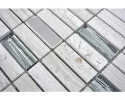 Natuursteen Mozaïek XNM SM67 Grijs/wit 29,8x30,4 Cm 9 Natuursteen Mozaïek XNM SM67 Grijs/wit 29,8x30,4 Cm -Vloertegels Winkel DV 8 6509816 03 4c DE 20171206033231