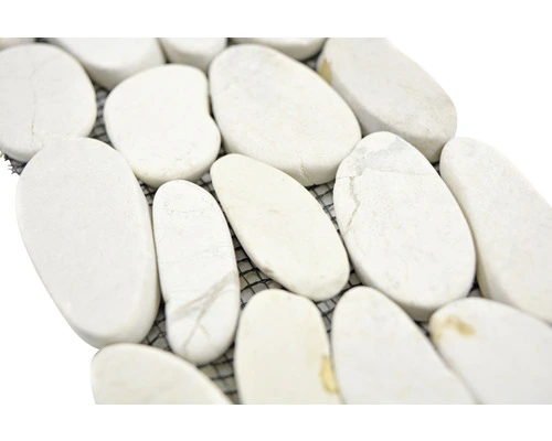 Natuursteen Mozaïek BO IN10KS Kiezel Wit 10x30 Cm 5 Natuursteen Mozaïek BO IN10KS Kiezel Wit 10x30 Cm - Afbeelding 3