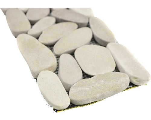 Natuursteen Mozaïek BO IN14KS Kiezel Wit/beige 10x30 Cm 4 Natuursteen Mozaïek BO IN14KS Kiezel Wit/beige 10x30 Cm - Afbeelding 2