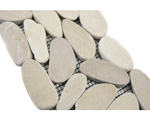 Natuursteen Mozaïek BO IN14KS Kiezel Wit/beige 10x30 Cm 5 Natuursteen Mozaïek BO IN14KS Kiezel Wit/beige 10x30 Cm - Afbeelding 3