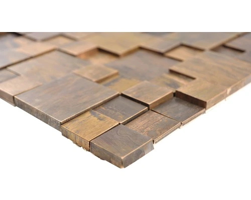 Metaalmozaïek XK3DC06 Koper 29,1x29,1 Cm 4 Metaalmozaïek XK3DC06 Koper 29,1x29,1 Cm - Afbeelding 2