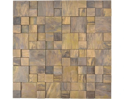 Metaalmozaïek XK3DC06 Koper 29,1x29,1 Cm 3 Metaalmozaïek XK3DC06 Koper 29,1x29,1 Cm