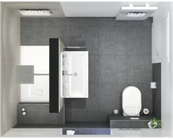 MIRAVA Wand- En Vloertegel HOMEtek Graphit Mat 60x60 Cm Gerectificeerd