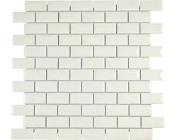 Keramisch Mozaïek Brick Bond Diamond Ivoor 30x30 Cm