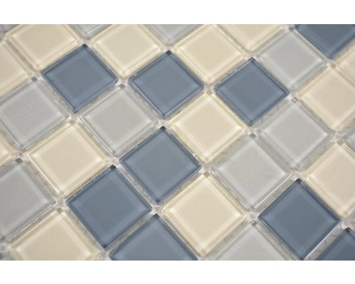 Glasmozaïek Crystal CM4SE1M Wit/zilver/grijs 30x30 Cm 5 Glasmozaïek Crystal CM4SE1M Wit/zilver/grijs 30x30 Cm - Afbeelding 3