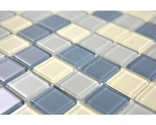 Glasmozaïek Crystal CM4SE1M Wit/zilver/grijs 30x30 Cm 6 Glasmozaïek Crystal CM4SE1M Wit/zilver/grijs 30x30 Cm - Afbeelding 4