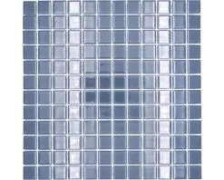 Glasmozaïek Crystal CM4SE20 Grijs 30x30 Cm