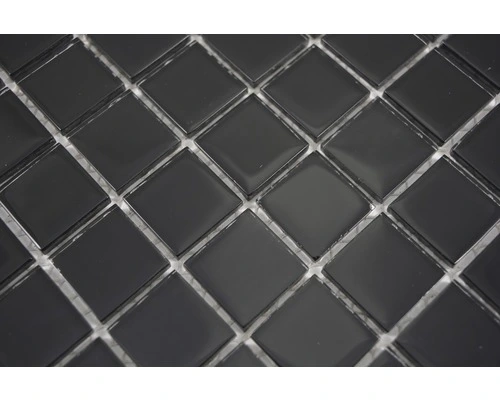 Glasmozaïek Crystal CM4SE50 Zwart 30x30 Cm 5 Glasmozaïek Crystal CM4SE50 Zwart 30x30 Cm - Afbeelding 3