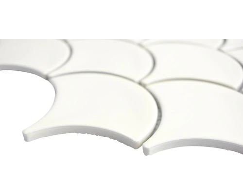 Keramisch Mozaïek Vakken Ivoor Glanzend 25,6x27,3 Cm 4 Keramisch Mozaïek Vakken Ivoor Glanzend 25,6x27,3 Cm - Afbeelding 2