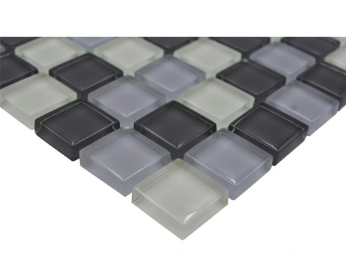 Glasmozaïek XCM 8125 Grijs/zwart/wit 30,5x32,5 Cm 4 Glasmozaïek XCM 8125 Grijs/zwart/wit 30,5x32,5 Cm - Afbeelding 2